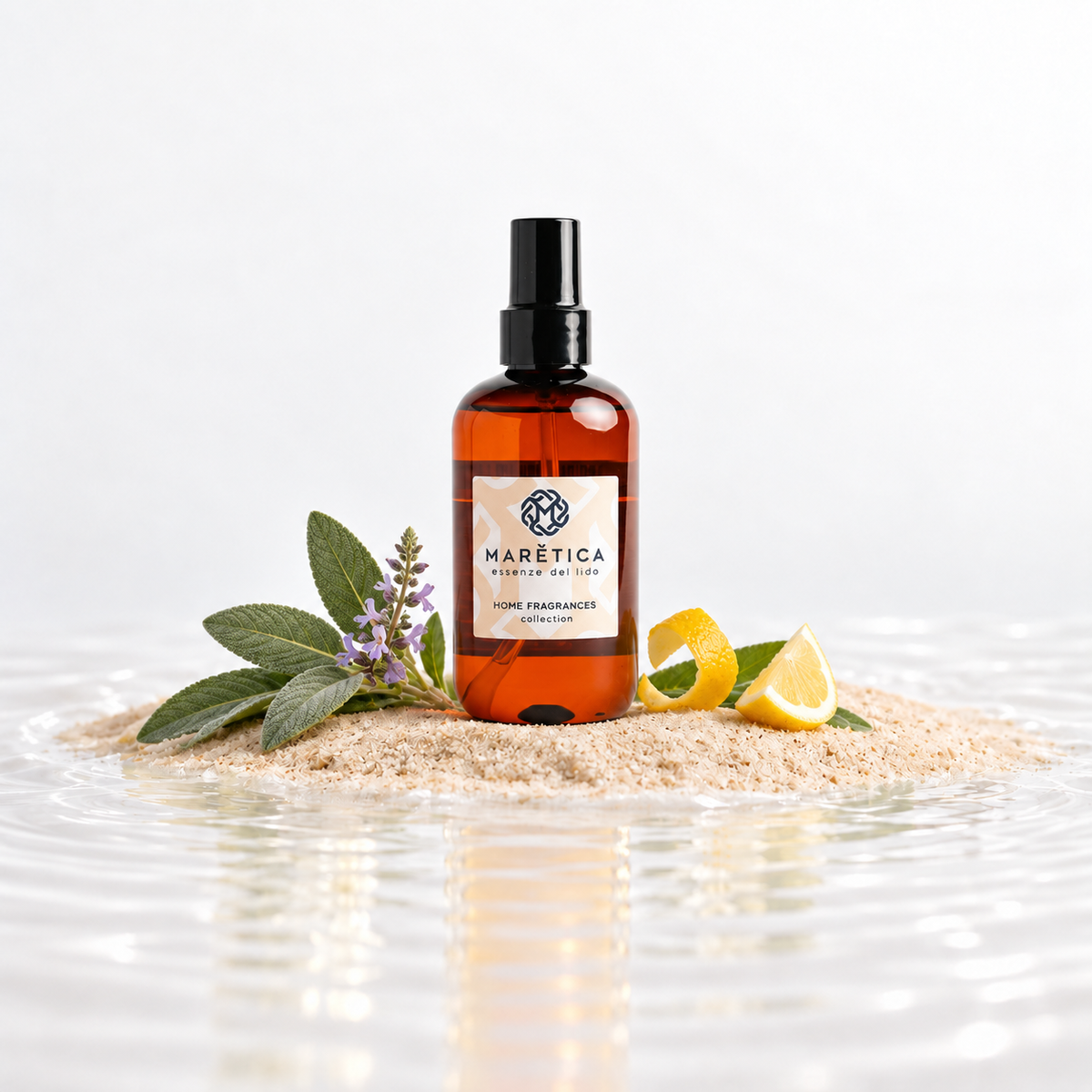 Spray per Ambienti Profumato 250 ml (Salvia e Scorze di Limone)